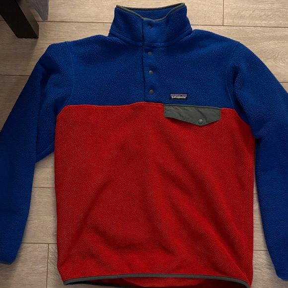 Patagonia Other - Patagonia Men's Synchilla Fleece in Blue and Red